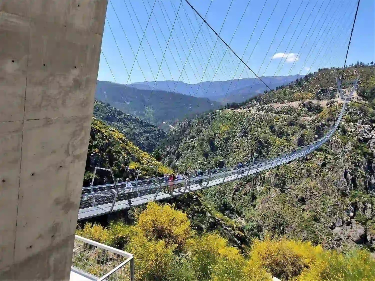 View of the Arouca 516 bridge, 