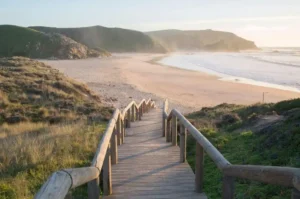 Amado beach, also known as praia do Amado in Portuguese, considered to be one of the best surf beaches in Portugal.