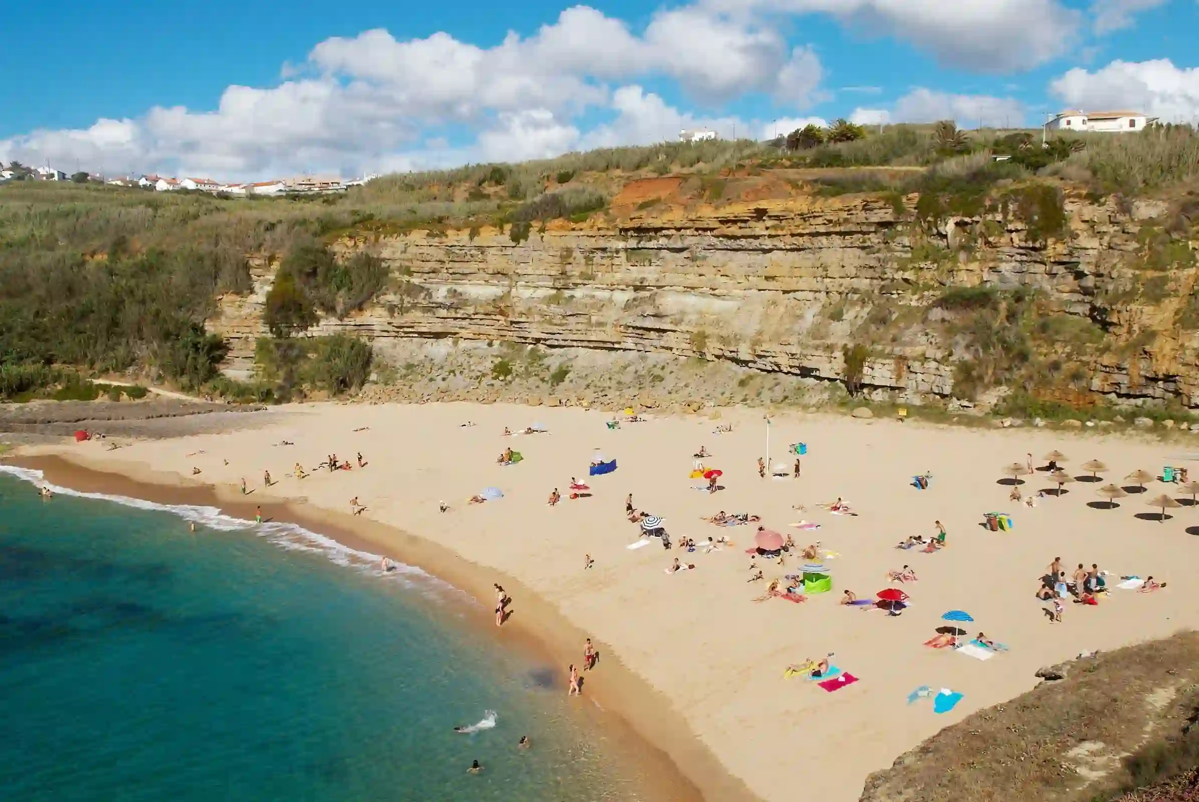 Coxos beach, also known as praia dos coxos in Portuguese, considered to be one of the best surf beaches in Portugal.