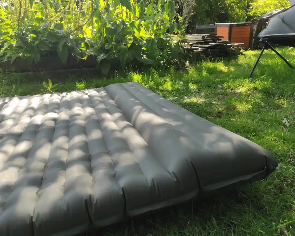 Elegear sleeping pad thickness and comfort.