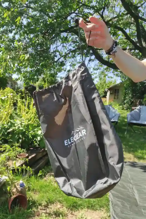 Storage bag for the Elegear sleeping pad.