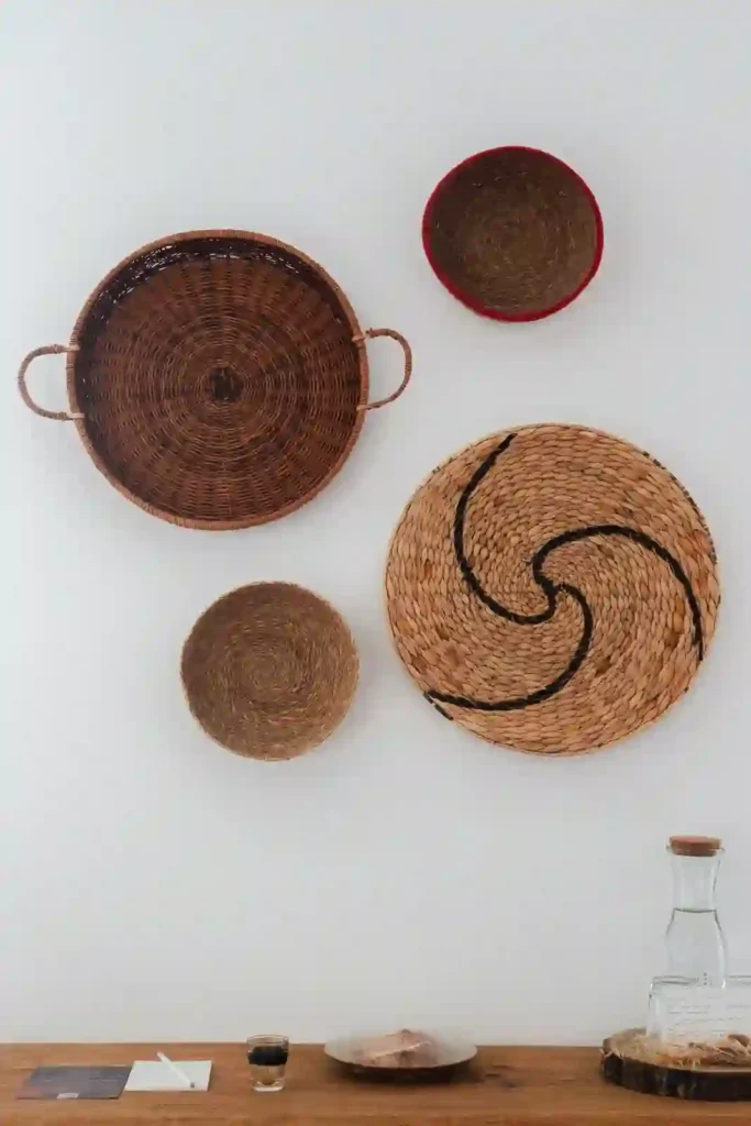 Room and wall decor details inside the hotel rooms at Montimerso in Alentejo, Portugal.