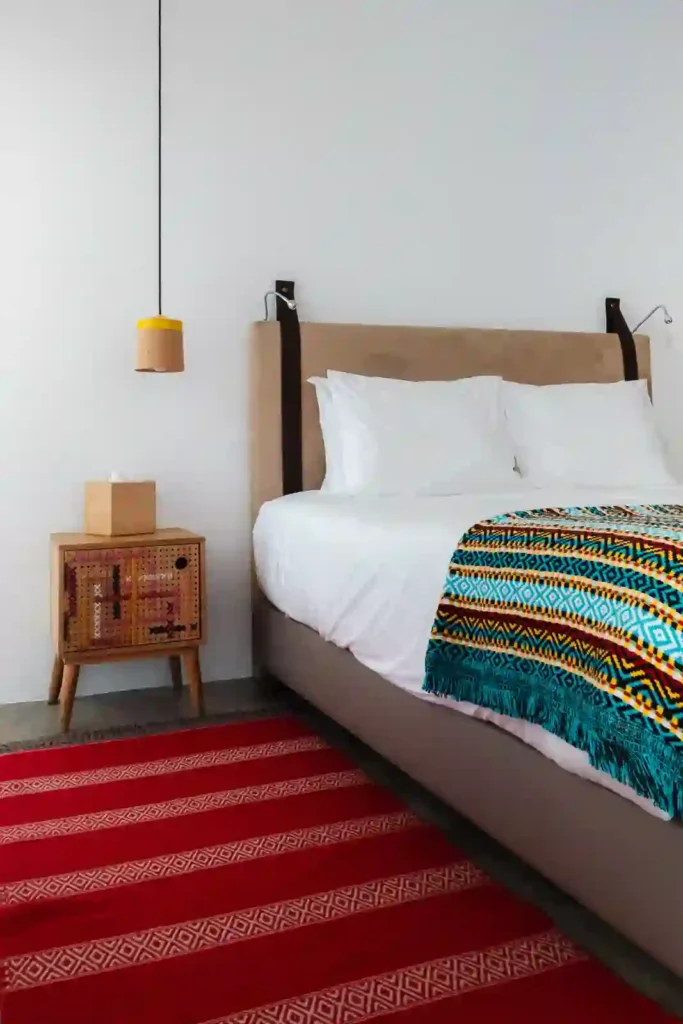 Hotel rooms at Montimerso Skyscape Country House in Alentejo, Portugal.