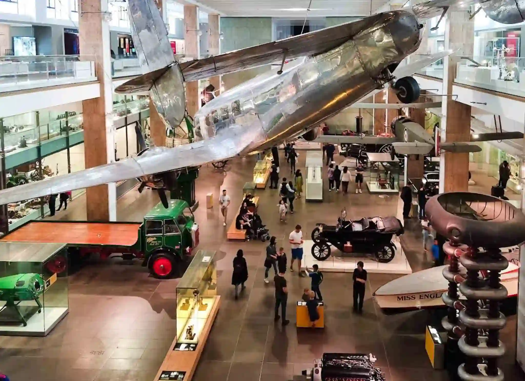 Expositions in the Science Museum in London, UK.