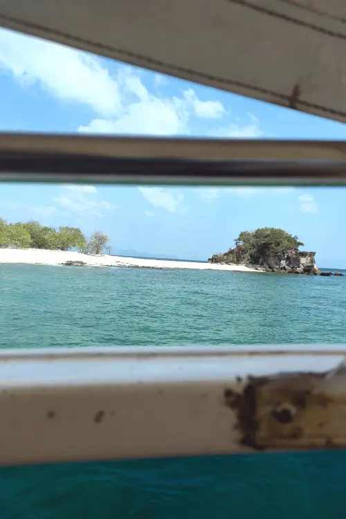 A small, uninhabited island on the way to Koh Lipe.