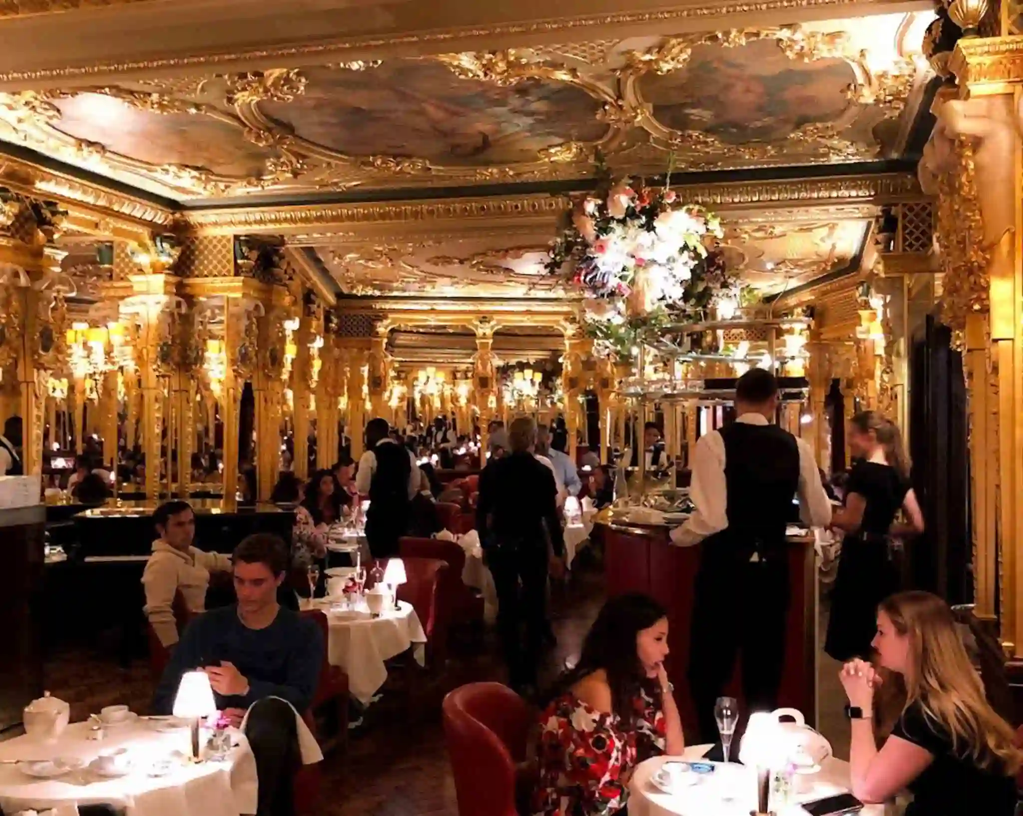 The interior of the Café Royal in London, UK.