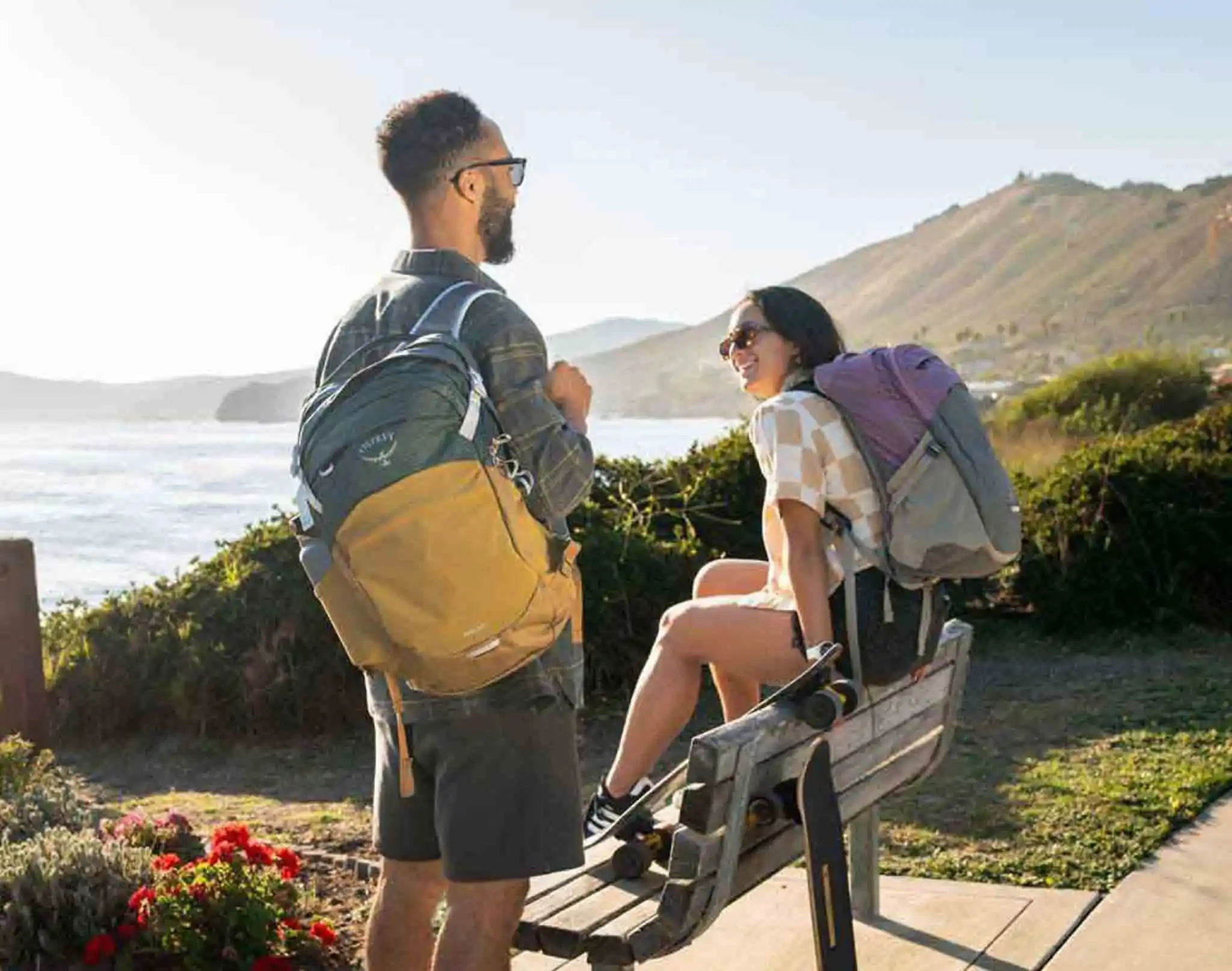 Osprey Nebula backpack, one of the best carry-on backpacks for travel.