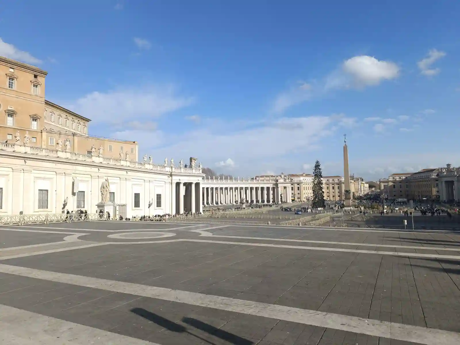 St Peter Square in Rome Italy