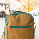 Osprey Daylite 26 plus 6 Backpack in a bright yellow colour.